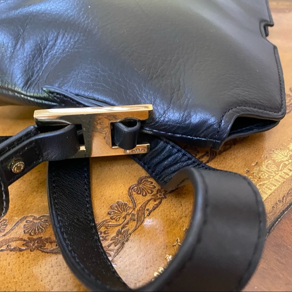 India Hicks Maddison May Black Leather CrossBody - Picture 6 of 11